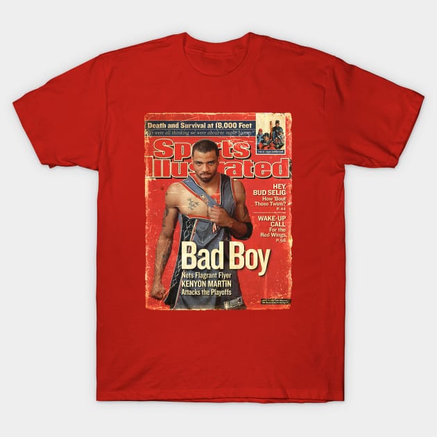 COVER SPORT - SPORT ILLUSTRATED - BAD BOY Kenyon Martin T-Shirt by FALORI